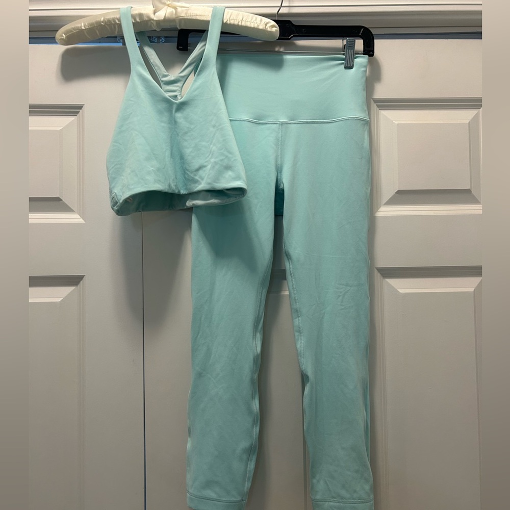 Lululemon Icing Blue Legging SET